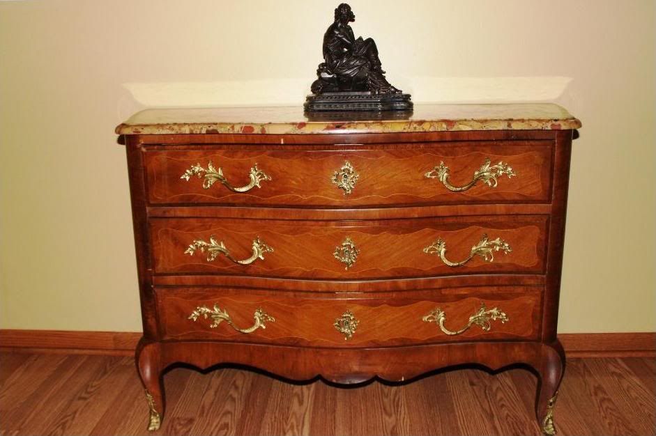 18th Century French Marble Top Bombe Chest Antique eBay