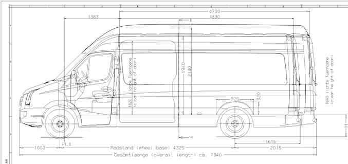 Mercedes sprinter technical drawings #6