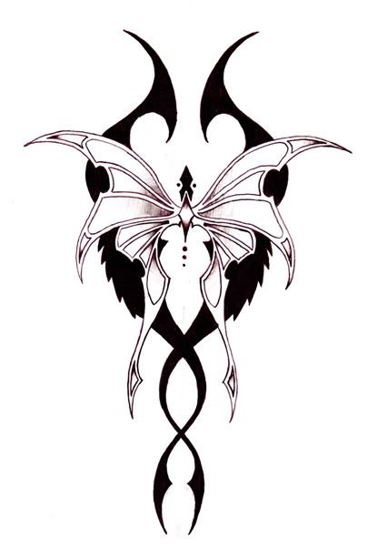 Tribal_Butterfly_01_by_Ashes360.jpg TRIBAL BUTTERFLY TATTOO