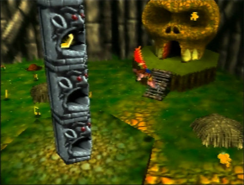 Banjo Kazooie offered lots of freedom and didn't kick you out of a level after collecting a Jiggy!