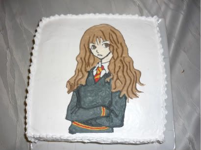 Torta de cumple Hermione