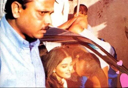 Salman Khan Kissing Aishwarya Rai