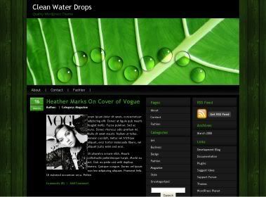 Clean Water Drops