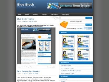 Blue Block Theme
