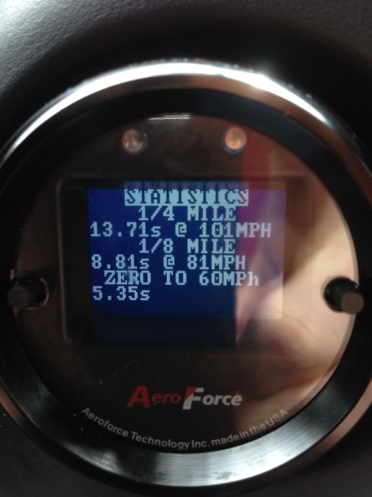aeroforce Scan gauge 1/4 mile Chevy Trailblazer SS Forum