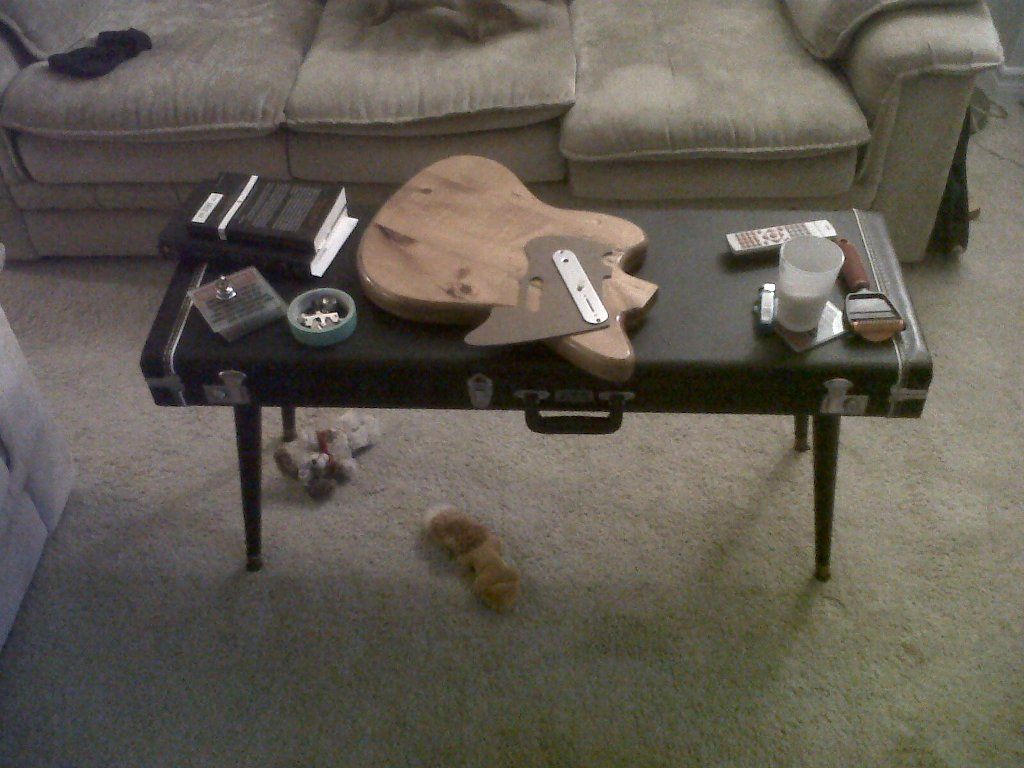 Guitar Case Coffee Table