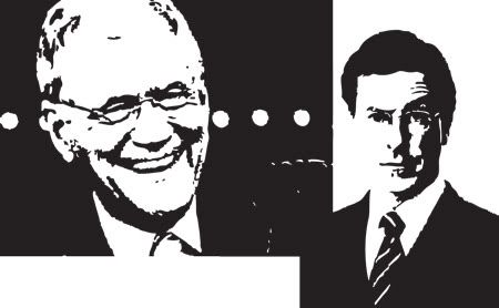 Letterman Colbert Late Nite News