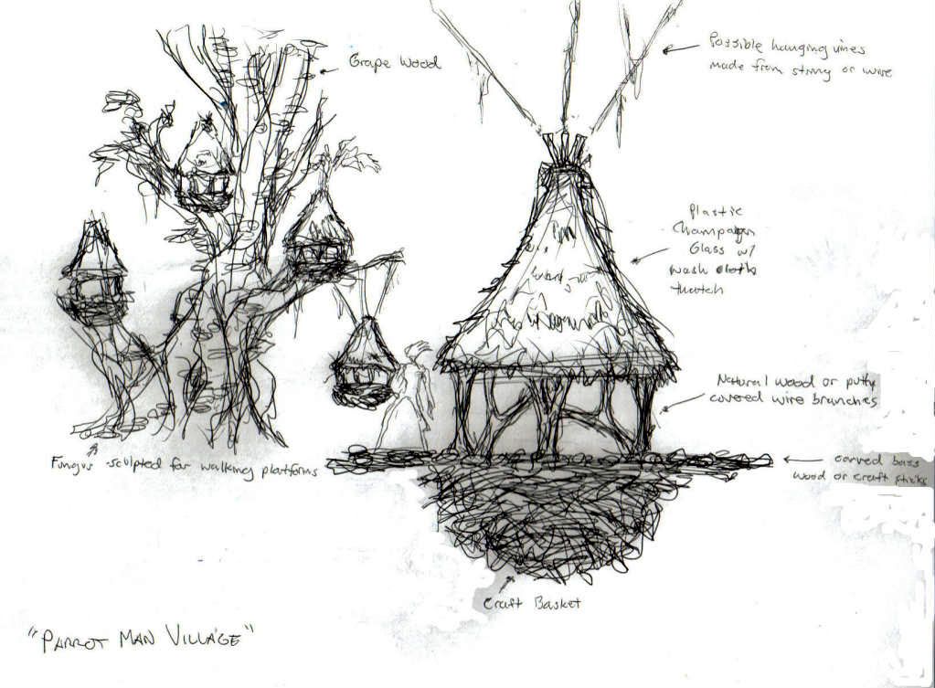 Kroot Village Concept Sketch
