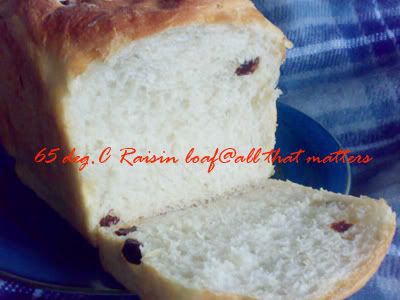 65 degC raisin loaf 2