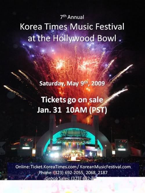 [News] 7th Annual Korea Times Music Festival at Hollywood Bowl