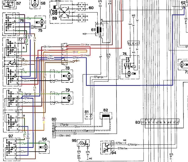 Mercedes benz window diagrams #1