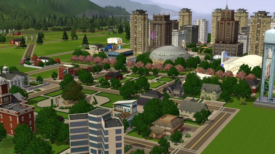 Mystic Falls Wip - Has A Downtown, Town, Beach And Countryside Area 