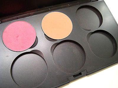 Empty Eyeshadow Palette on Nessasarymakeup  Depotting Mac Blushes