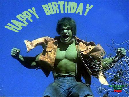 Hulk Birthday