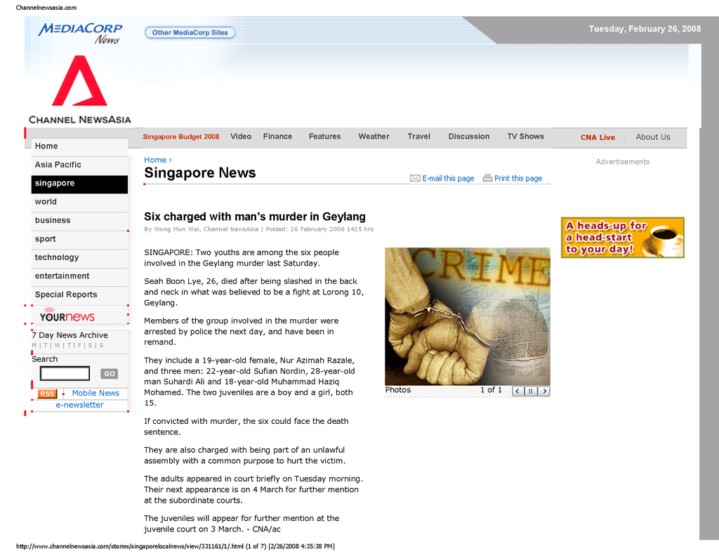 SgForums :: Singapore's Online Community - more singaporeans in ...