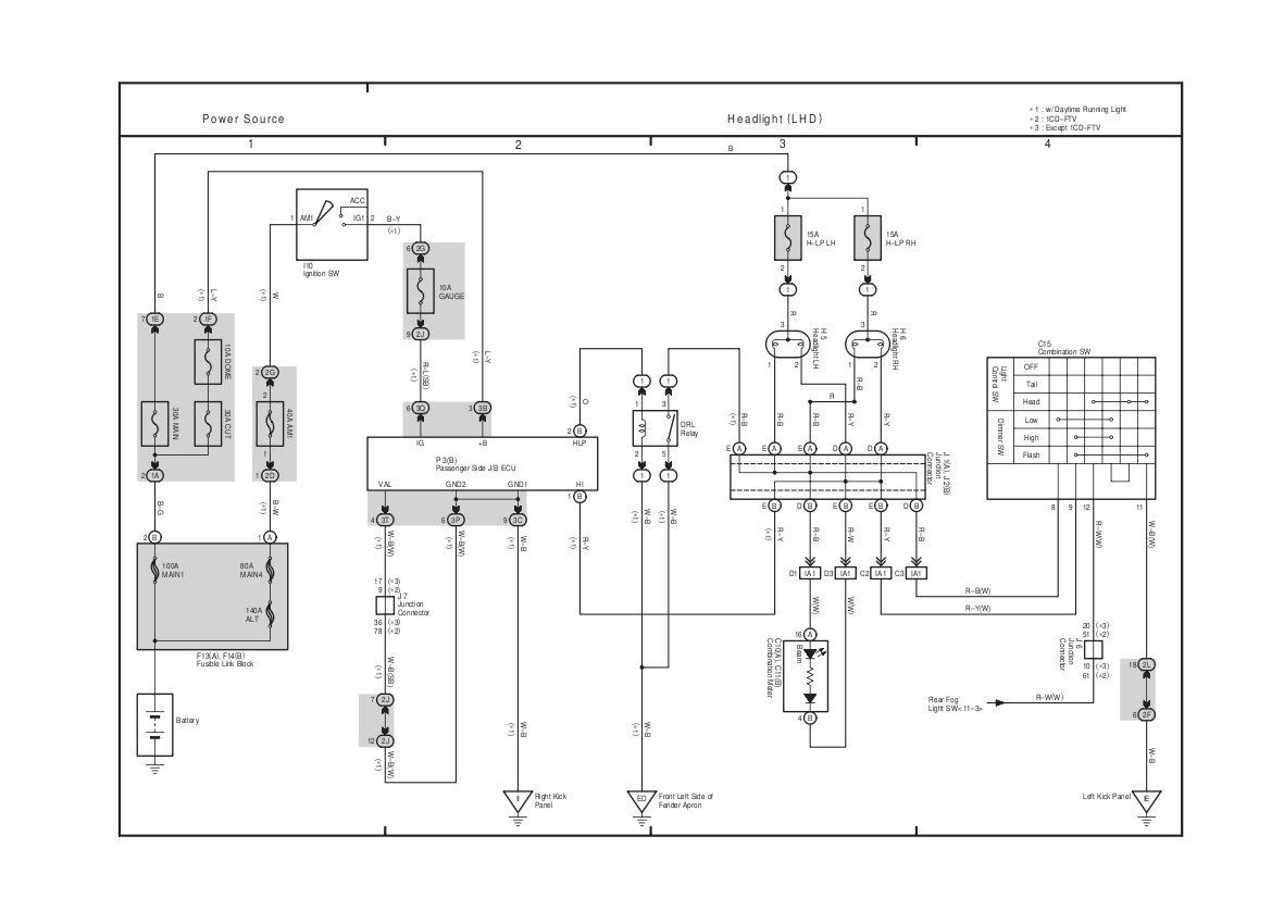 toyota hilux spotlight wiring diagram #2