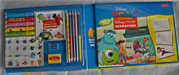 pixar characters list. DISNEY DRAWING BOOK amp; KIT PIXAR CHARACTERS MAGIC ARTIST | eBay