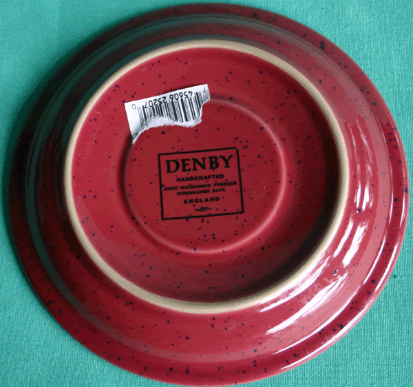 DENBY ENGLAND HARLEQUIN SAUCER DENBY DINNERWARE SAUCER eBay
