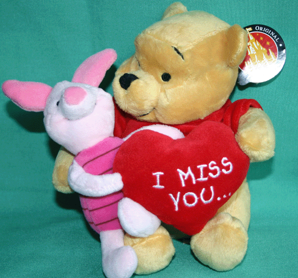 winnie the pooh piglet teddy