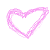 scribbled hearts 1 Myspace Layout