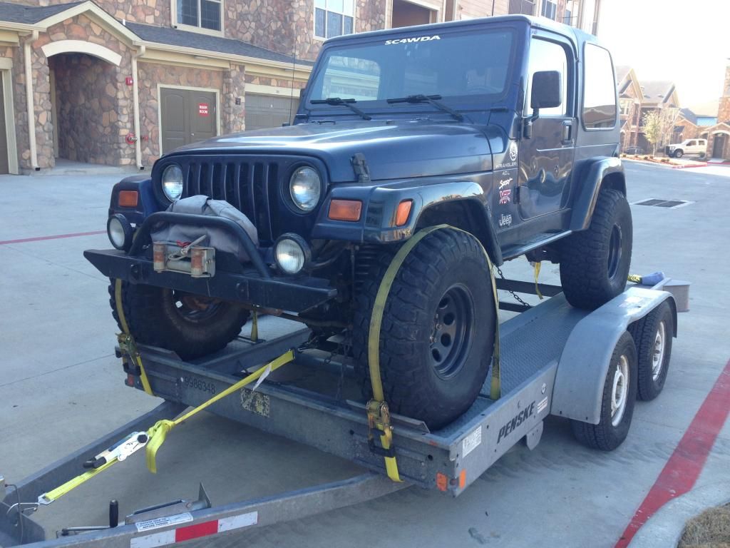 Penske Car Carrier Trailer Rental W/Large Tires My Experience Jeep