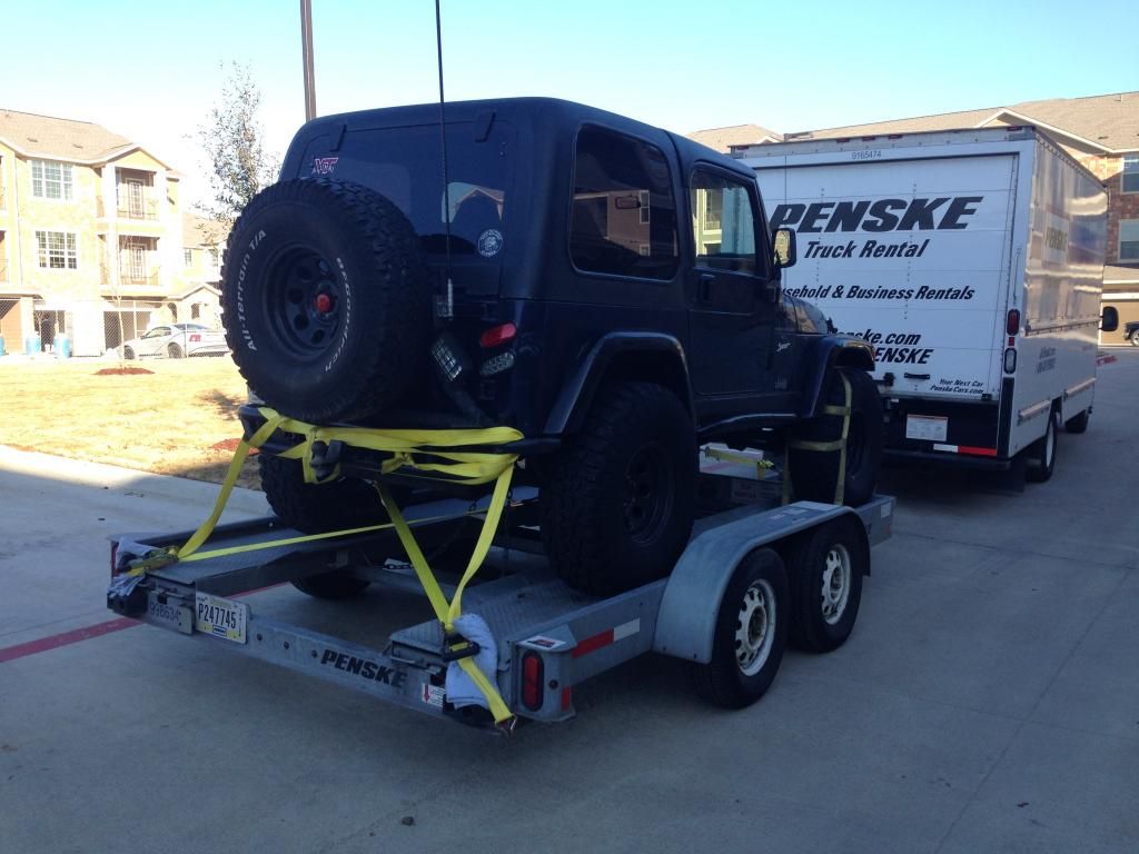 Penske Car Carrier Trailer Rental W/Large Tires My Experience Pirate 4x4