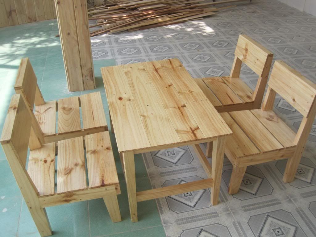 [DALA] Nội thất gổ thông PALLET giá rẻ - 4