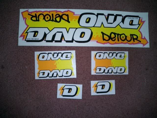 dyno detour decals