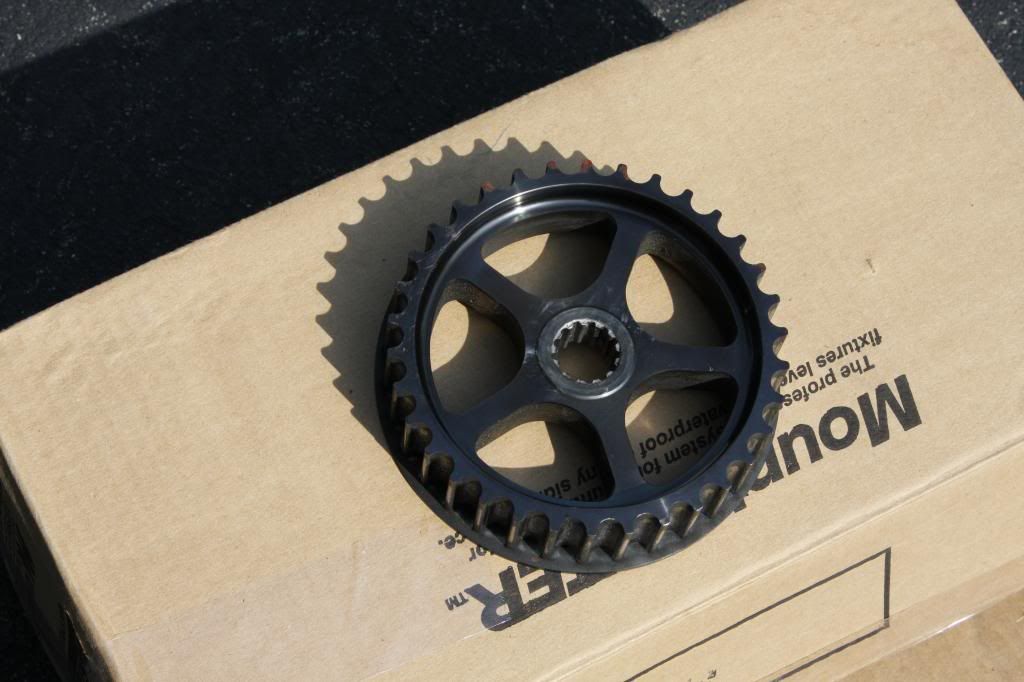 Baron Custom 34 Tooth Front Pulley Kawasaki Vulcan Forum