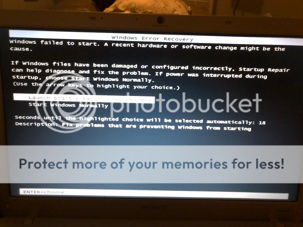 Windows 7 Wont Start Up (StartupRepairOffline). Internal Hardware