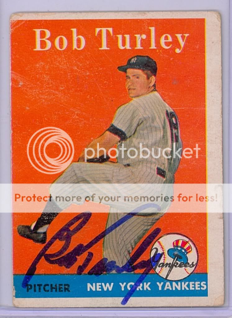 1958 Topps #255   Bob Turley   New York Yankees  