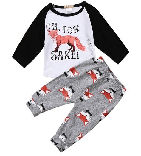 baby boy fox outfit