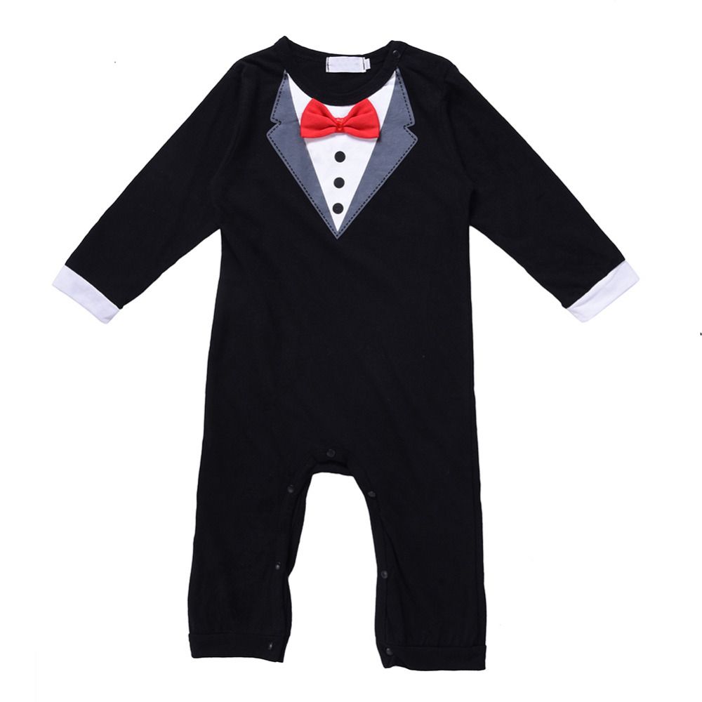 baby tuxedo romper