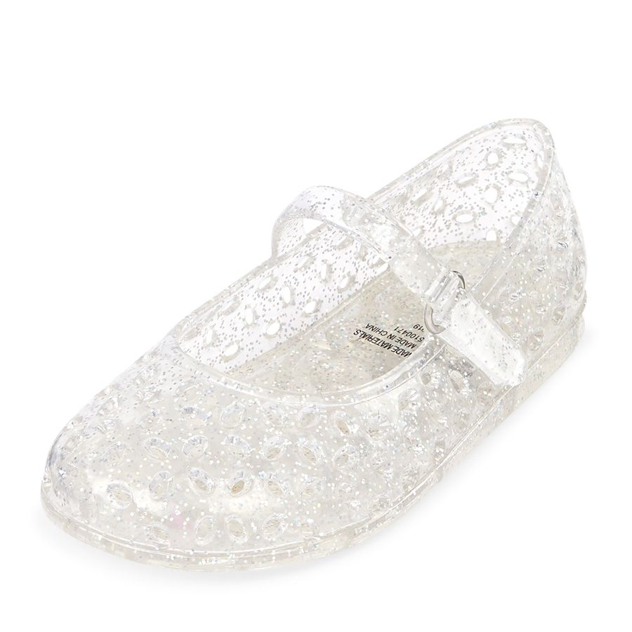 girls jelly flats