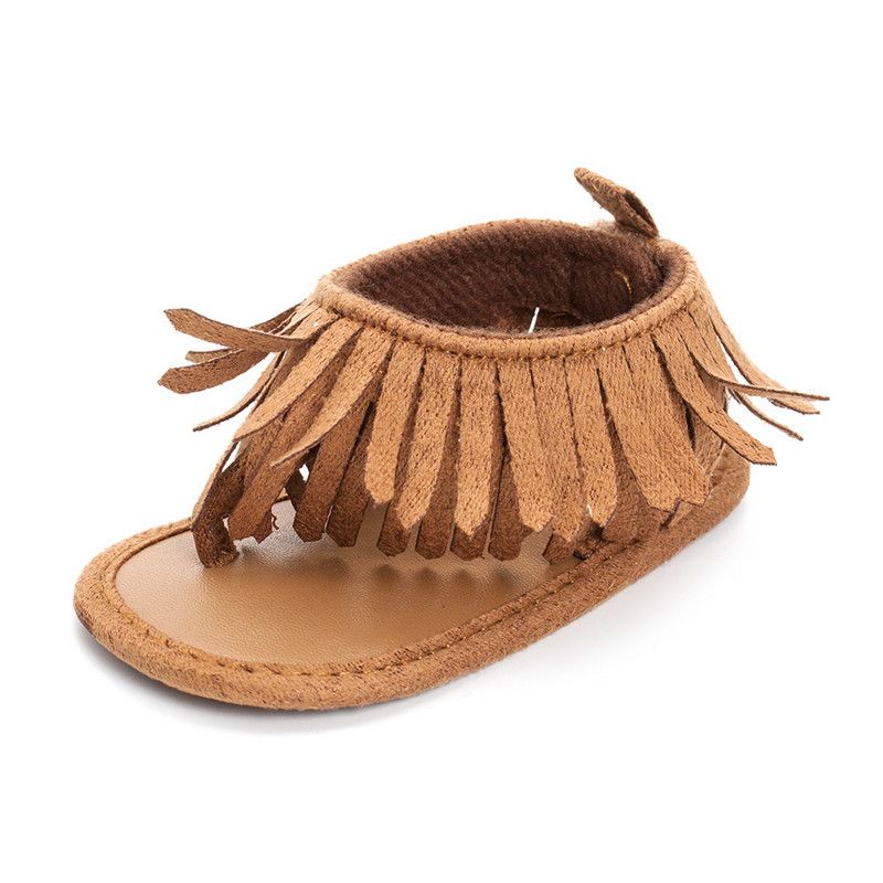 baby girl fringe sandals