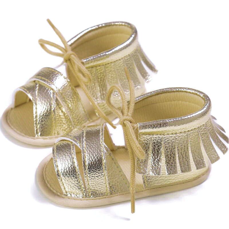 baby girl fringe sandals