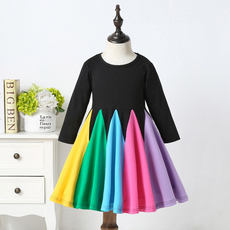 5t rainbow dress