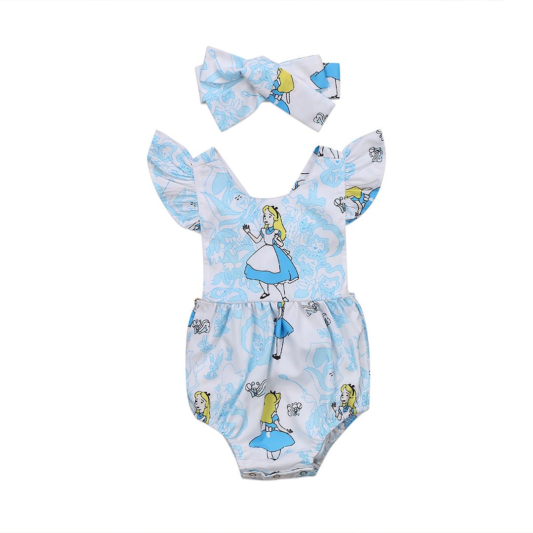 alice in wonderland newborn outfit