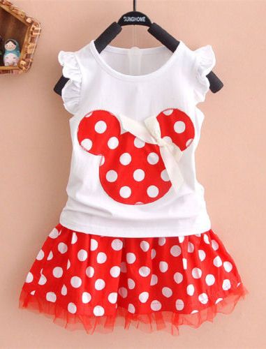 girls red polka dot shirt