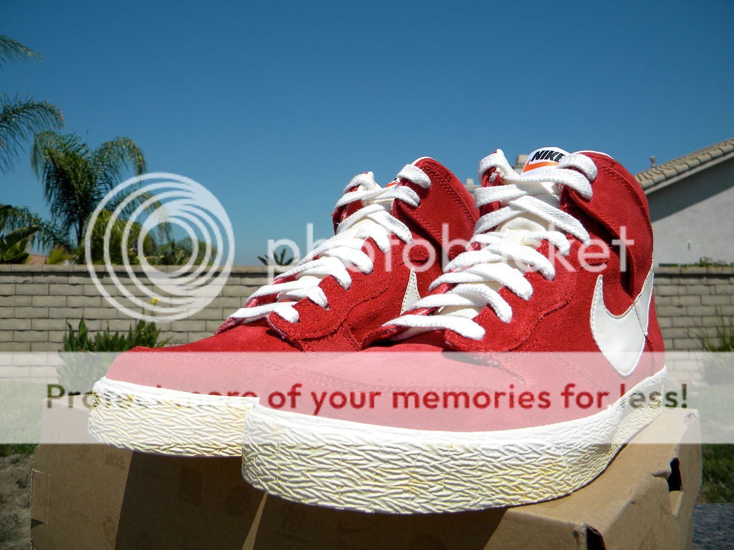 NIKE DUNK HIGH AC VINTAGE VARSITY RED SAIL VNTG SZ 13  