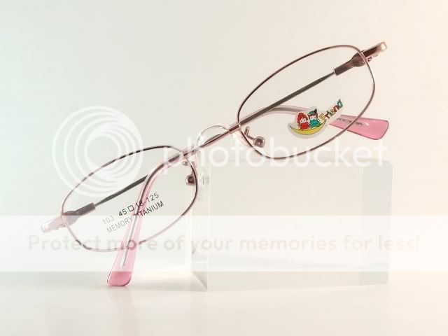 Pink for Kids Memory Titanium Eyeglass Frame E420C