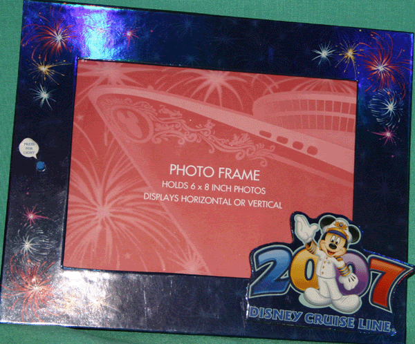 DISNEY CRUISE LINE 2007 LIGHT UP 6 X 8 PHOTO FRAME NEW  