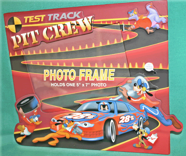 DISNEY WORLD EPCOT TEST TRACK LIGHT SOUND PHOTO FRAME  